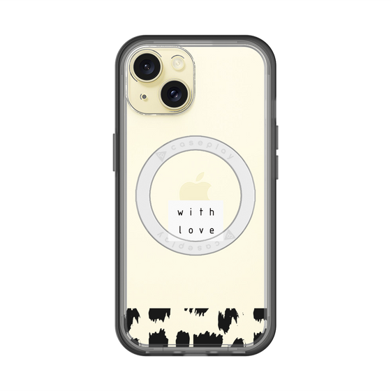 スリムプロテクションプレミアムケース with MagSafe［ artistic texture - 01 ］