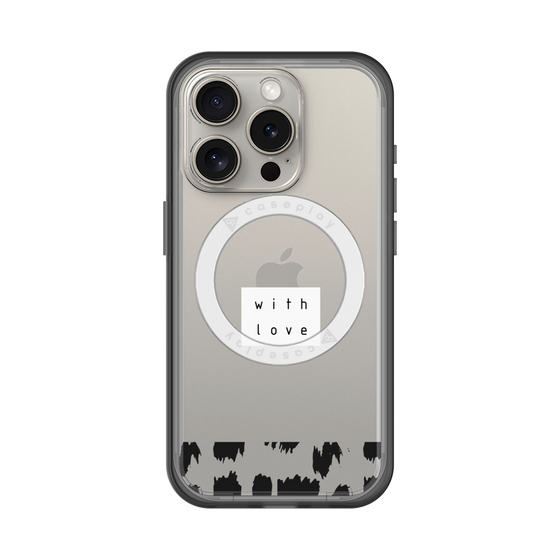 スリムプロテクションプレミアムケース with MagSafe［ artistic texture - 01 ］