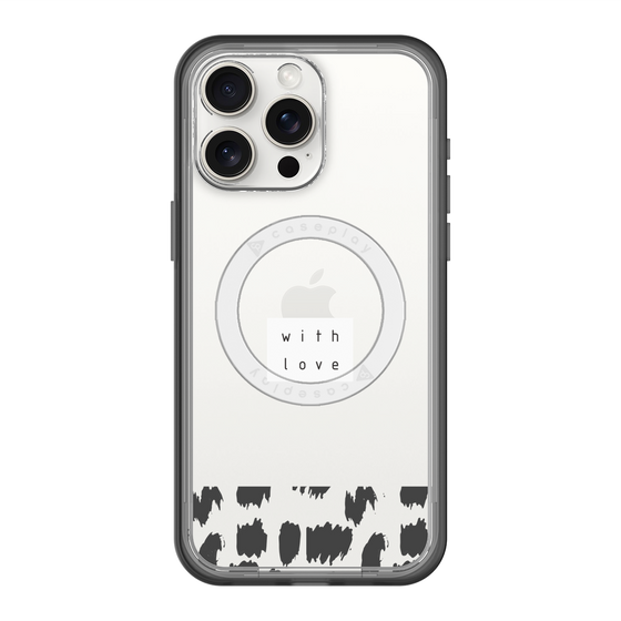 スリムプロテクションプレミアムケース with MagSafe［ artistic texture - 01 ］