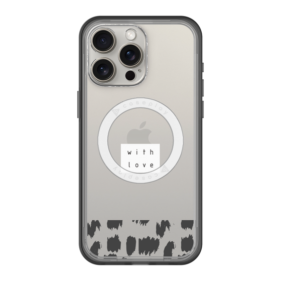 スリムプロテクションプレミアムケース with MagSafe［ artistic texture - 01 ］