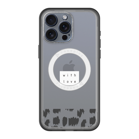 スリムプロテクションプレミアムケース with MagSafe［ artistic texture - 01 ］