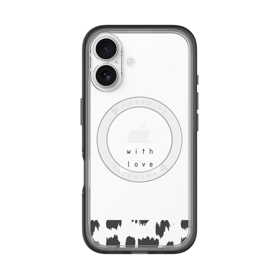 スリムプロテクションプレミアムケース with MagSafe［ artistic texture - 01 ］