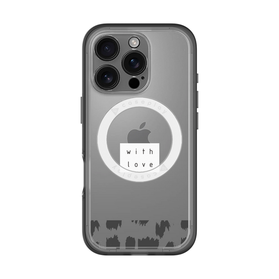 スリムプロテクションプレミアムケース with MagSafe［ artistic texture - 01 ］