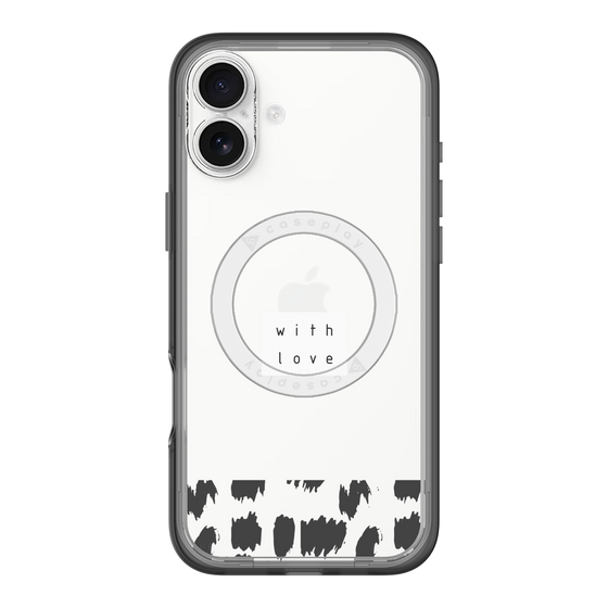 スリムプロテクションプレミアムケース with MagSafe［ artistic texture - 01 ］