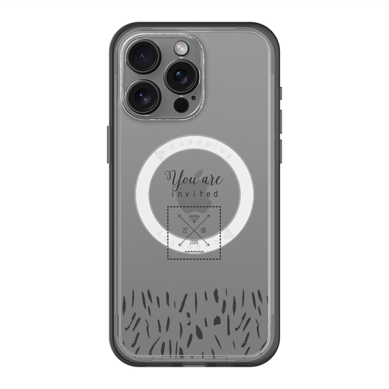 スリムプロテクションプレミアムケース with MagSafe［ artistic texture - 02 ］