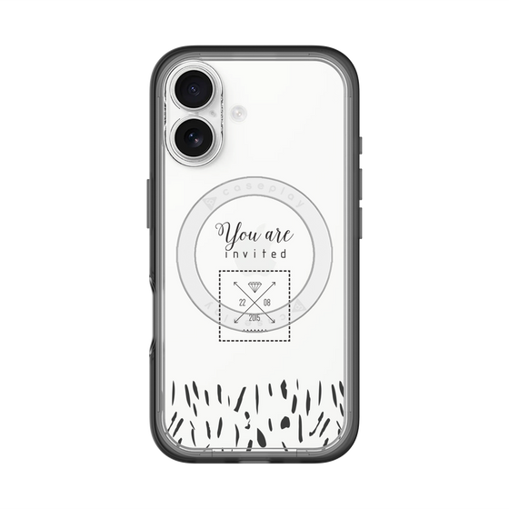 スリムプロテクションプレミアムケース with MagSafe［ artistic texture - 02 ］