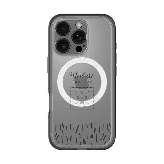 スリムプロテクションプレミアムケース with MagSafe［ artistic texture - 02 ］