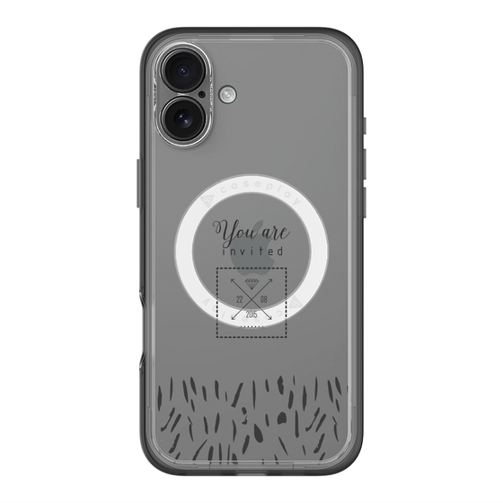 スリムプロテクションプレミアムケース with MagSafe［ artistic texture - 02 ］