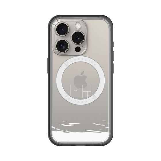 スリムプロテクションプレミアムケース with MagSafe［ artistic texture - 04 ］