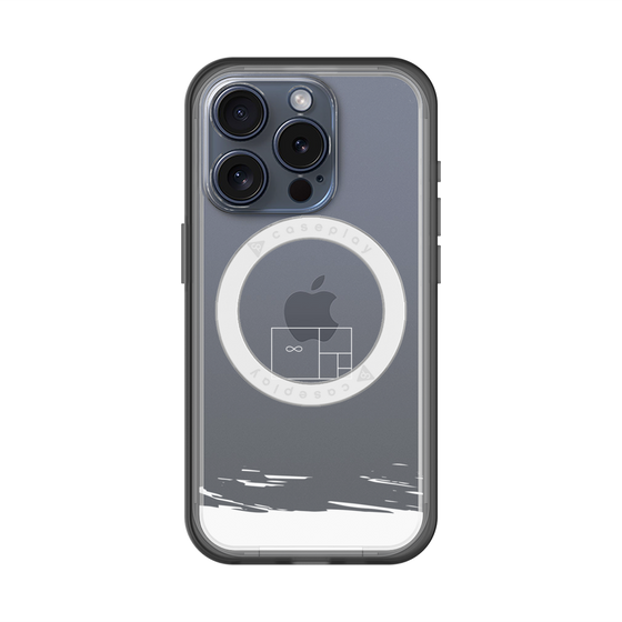 スリムプロテクションプレミアムケース with MagSafe［ artistic texture - 04 ］