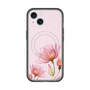スリムプロテクションプレミアムケース with MagSafe［ Natural Flower - Pink ］