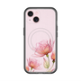 スリムプロテクションプレミアムケース with MagSafe［ Natural Flower - Pink ］