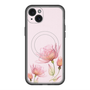 スリムプロテクションプレミアムケース with MagSafe［ Natural Flower - Pink ］