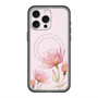 スリムプロテクションプレミアムケース with MagSafe［ Natural Flower - Pink ］