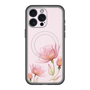 スリムプロテクションプレミアムケース with MagSafe［ Natural Flower - Pink ］