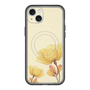 スリムプロテクションプレミアムケース with MagSafe［ Natural Flower - Yellow ］