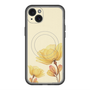 スリムプロテクションプレミアムケース with MagSafe［ Natural Flower - Yellow ］