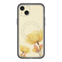 スリムプロテクションプレミアムケース with MagSafe［ Natural Flower - Yellow ］