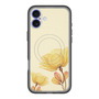 スリムプロテクションプレミアムケース with MagSafe［ Natural Flower - Yellow ］