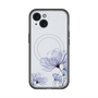 スリムプロテクションプレミアムケース with MagSafe［ Natural Flower - blue ］