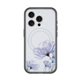 スリムプロテクションプレミアムケース with MagSafe［ Natural Flower - blue ］