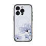 スリムプロテクションプレミアムケース with MagSafe［ Natural Flower - blue ］