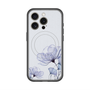 スリムプロテクションプレミアムケース with MagSafe［ Natural Flower - blue ］