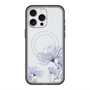 スリムプロテクションプレミアムケース with MagSafe［ Natural Flower - blue ］