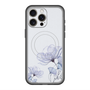 スリムプロテクションプレミアムケース with MagSafe［ Natural Flower - blue ］