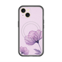 スリムプロテクションプレミアムケース with MagSafe［ Natural Flower - Purple ］