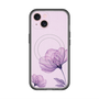 スリムプロテクションプレミアムケース with MagSafe［ Natural Flower - Purple ］