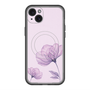 スリムプロテクションプレミアムケース with MagSafe［ Natural Flower - Purple ］