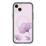 スリムプロテクションプレミアムケース with MagSafe［ Natural Flower - Purple ］