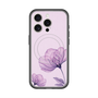 スリムプロテクションプレミアムケース with MagSafe［ Natural Flower - Purple ］
