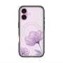 スリムプロテクションプレミアムケース with MagSafe［ Natural Flower - Purple ］