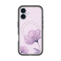 スリムプロテクションプレミアムケース with MagSafe［ Natural Flower - Purple ］