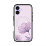 スリムプロテクションプレミアムケース with MagSafe［ Natural Flower - Purple ］