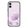 スリムプロテクションプレミアムケース with MagSafe［ Natural Flower - Purple ］