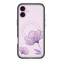 スリムプロテクションプレミアムケース with MagSafe［ Natural Flower - Purple ］