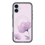 スリムプロテクションプレミアムケース with MagSafe［ Natural Flower - Purple ］