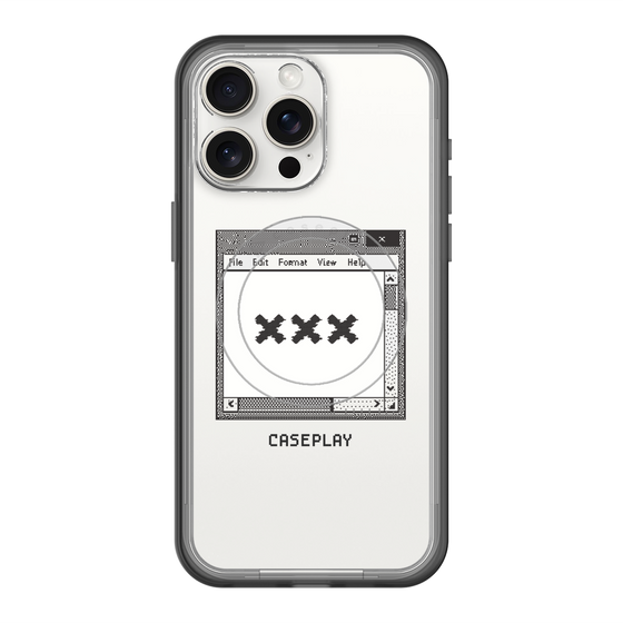 スリムプロテクションプレミアムケース with MagSafe［ ××× ］