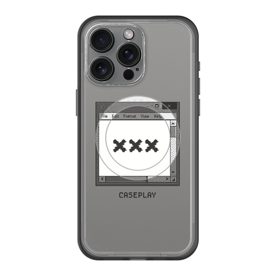 スリムプロテクションプレミアムケース with MagSafe［ ××× ］