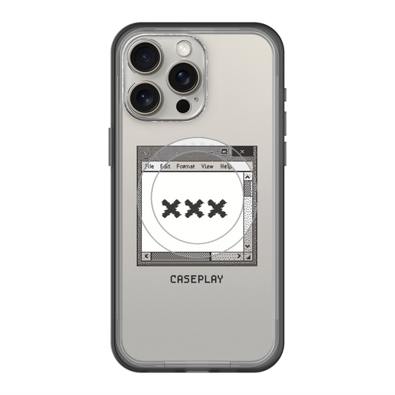 スリムプロテクションプレミアムケース with MagSafe［ ××× ］