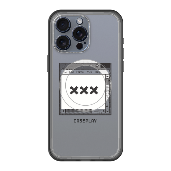 スリムプロテクションプレミアムケース with MagSafe［ ××× ］