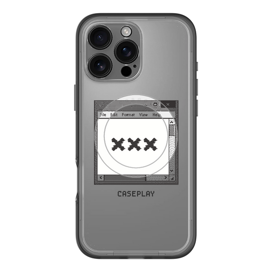 スリムプロテクションプレミアムケース with MagSafe［ ××× ］