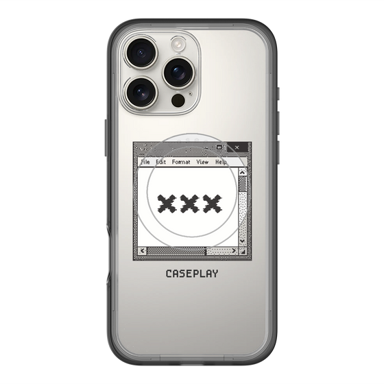 スリムプロテクションプレミアムケース with MagSafe［ ××× ］