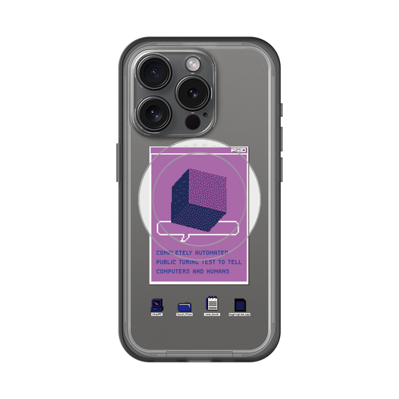 スリムプロテクションプレミアムケース with MagSafe［ Cube ］
