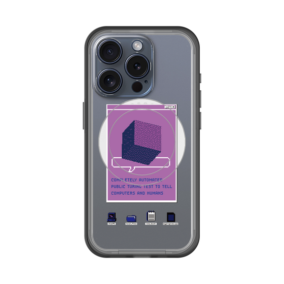 スリムプロテクションプレミアムケース with MagSafe［ Cube ］