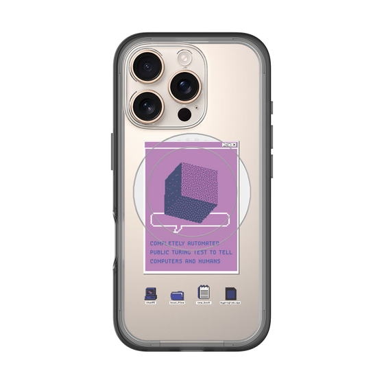 スリムプロテクションプレミアムケース with MagSafe［ Cube ］