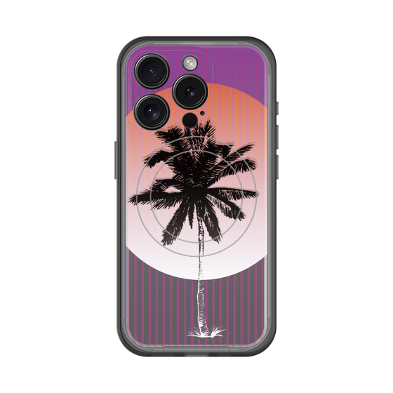スリムプロテクションプレミアムケース with MagSafe［ Palm Tree ］